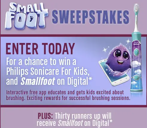 Smallfoot Sweepstakes