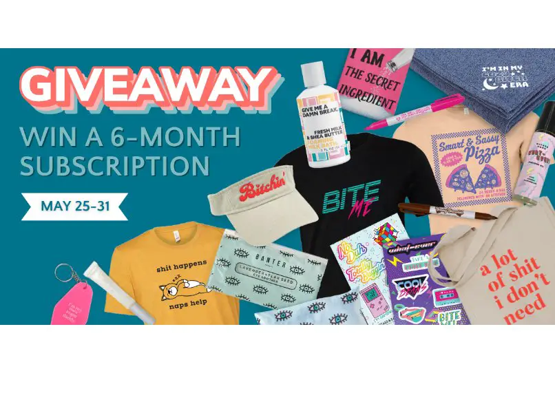 Smartass And Sass Giveaway - Win A 6-Month Big Box Subscription (3 Winners)