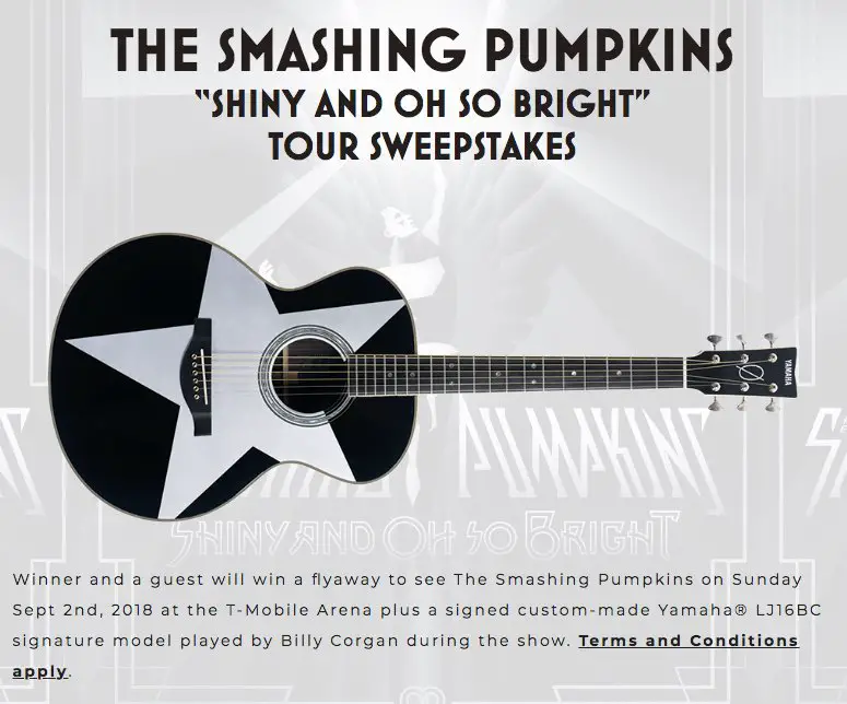 Smashing Pumpkins Sweepstakes