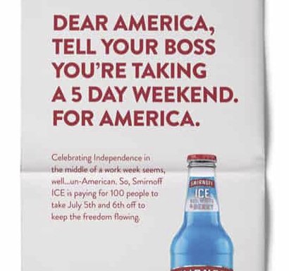 Smirnoff Ice For America Sweepstakes