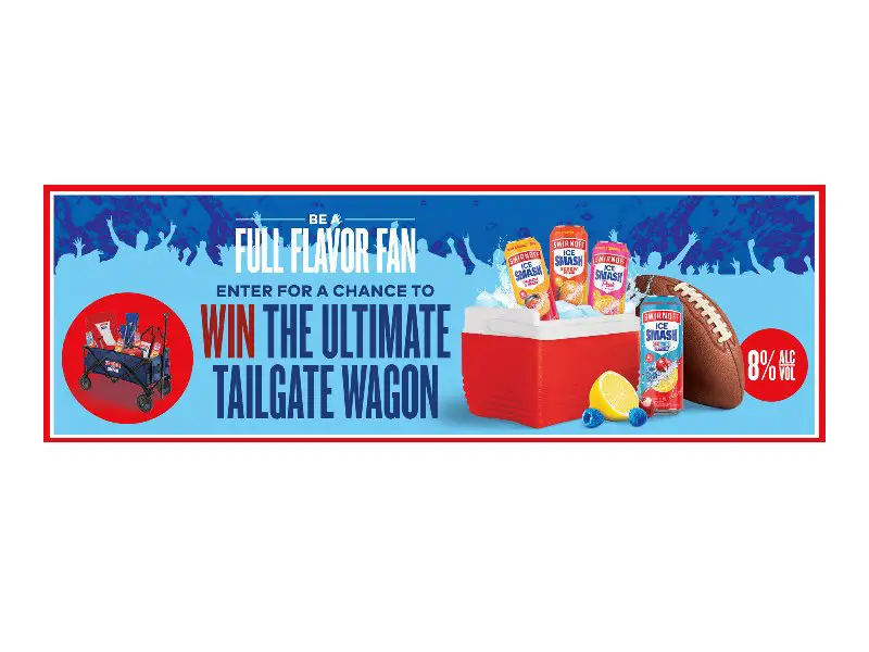 Smirnoff Ice Smash Tailgate Sweepstakes - Win A SMASH Tailgate Kit (100 Winners)