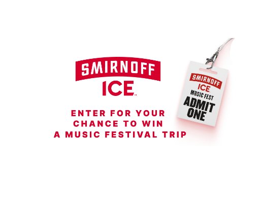 Smirnoff Ice Travel Promotion - Win A Trip For 4, Gift Cards & More