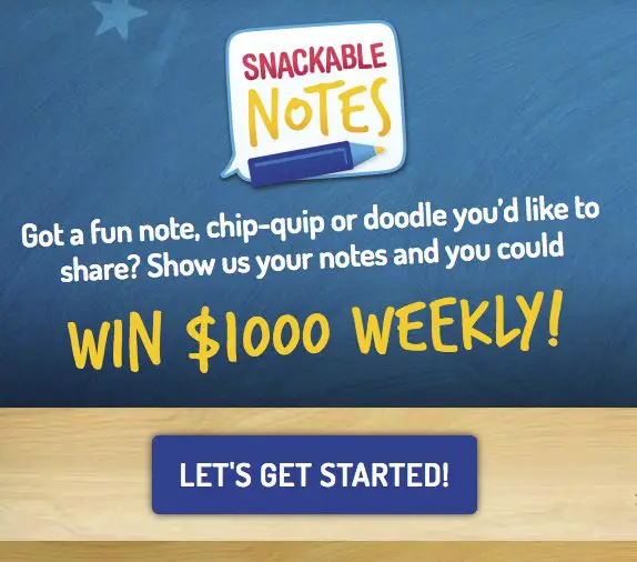Snackable Notes Sweepstakes