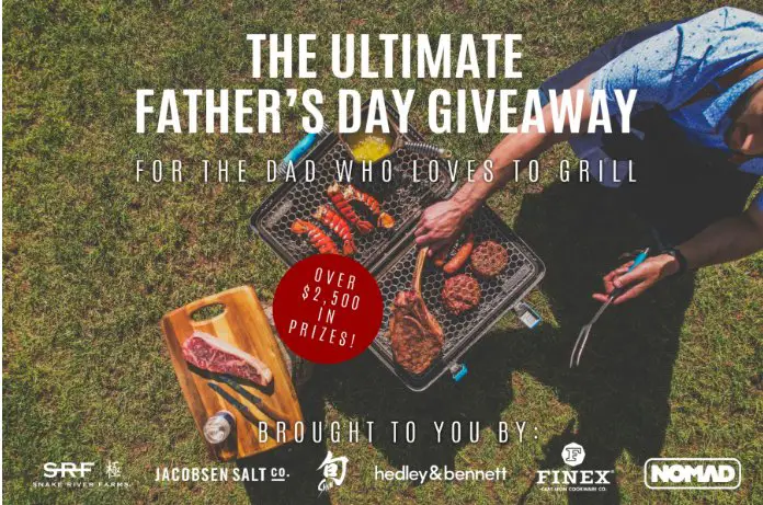 Snake River Farms Ultimate Father’s Day Sweepstakes – Enter To Win A $2,500 Grilling Prize Pack
