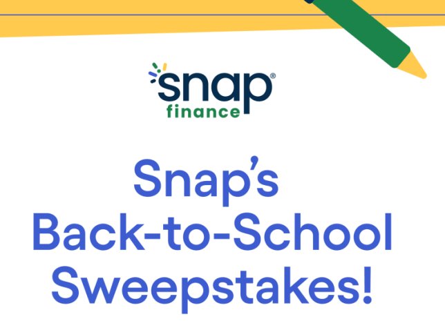 Snap Finance Giveaway Sweepstakes - Win a $500 Giftogram Gift Card