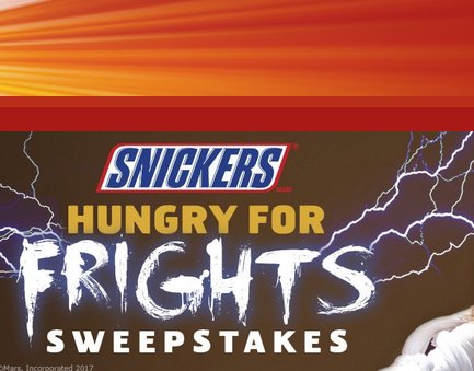 Snickers Hungry For Frights Sweepstakes