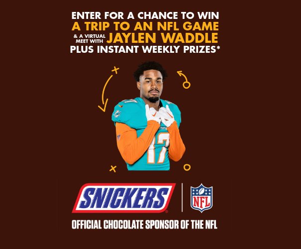 Snickers NFL Circle K Instant Win Game And Sweepstakes - Win A Trip For Two To Any 2024 NFL Regular Season Game And More