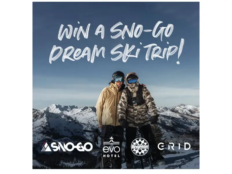 Sno-Go Win A Dream Ski Trip - Win A Trip For 2 To Salt Lake City