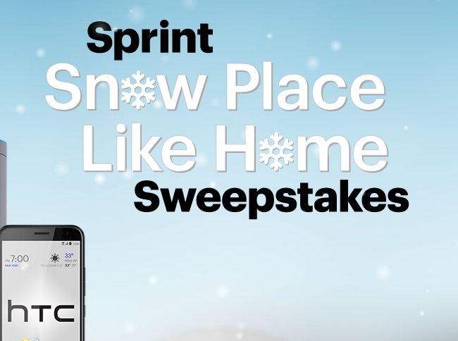 Snow Place Like Home Sweepstakes