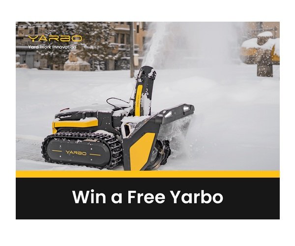 Snowbot Win a Free Yarbo Sweepstakes - Win A Yarbo Snow Blower