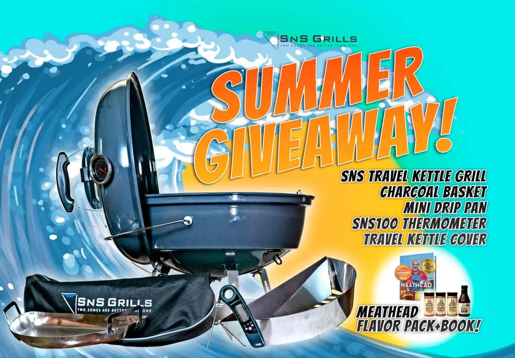 SNS Grills Summer Grill Giveaway - Win A Free Kettle Grill