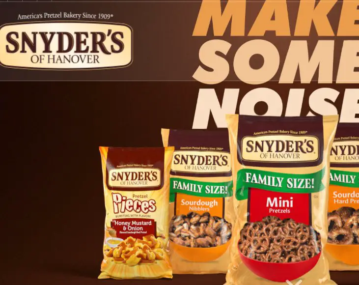 Snyder's Of Hanover Pretzel Pieces For Life Sweepstakes
