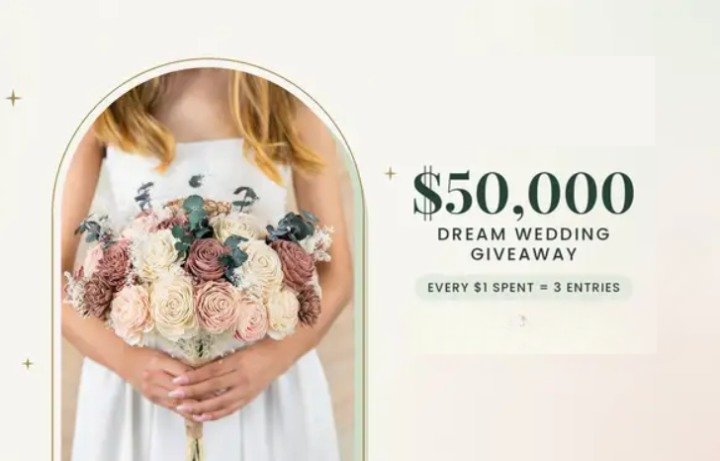 Sola Wood Flowers Dream Wedding Giveaway - Win A $50,000 Dream Wedding Package