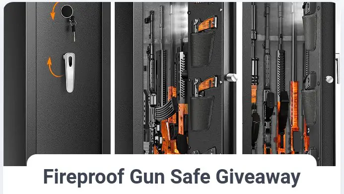 Solid American Giveaway - Win A Fireproof Gun Safe Worth $330