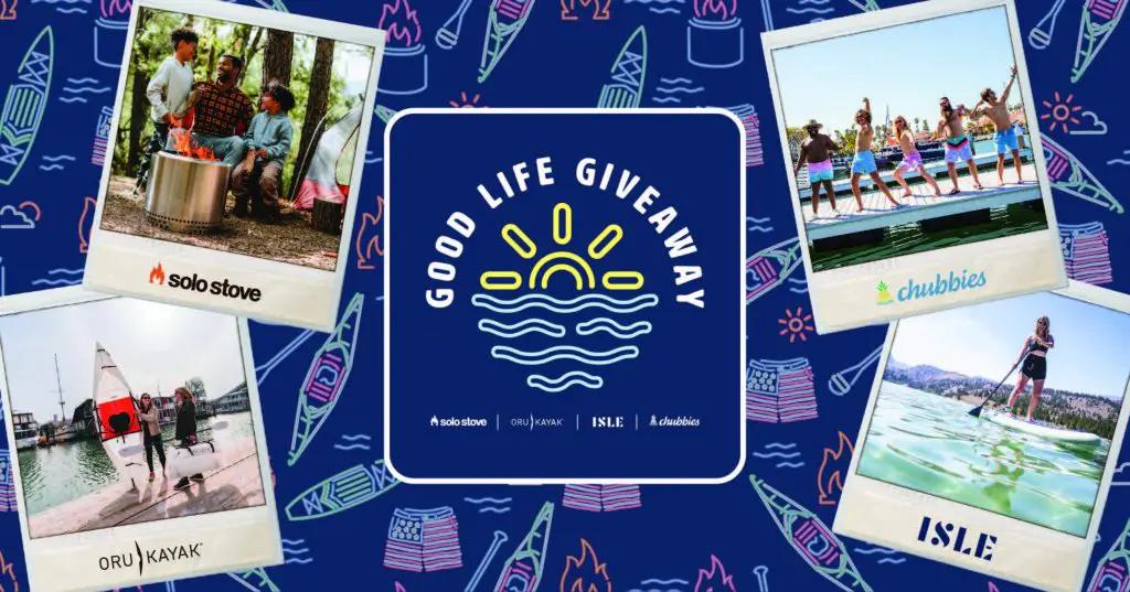 Solo Brands The Good Life Giveaway - Win A Solo Stove Fire Pit, Inflatable Paddleboard, Kayak & More