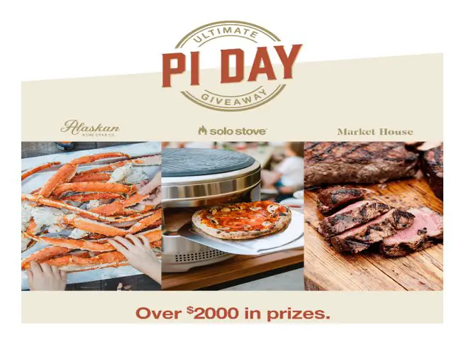 Solo Stove Ultimate Pi Day Giveaway - Win A Pizza Oven, Crab, Beef Steaks, Roasts & More