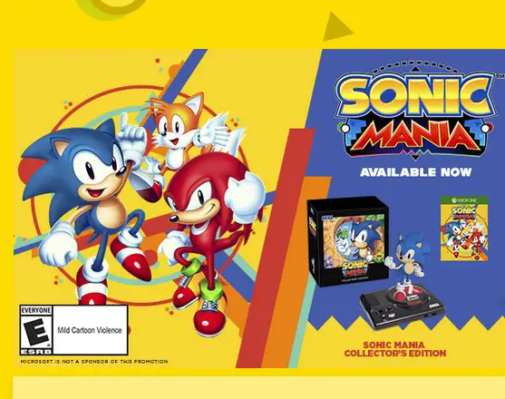 Sonic Mania Giveaway Sweepstakes