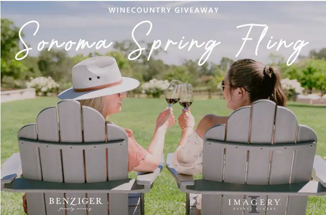 Sonoma Spring Fling Wine Tasting Giveaway - Win A Wine Tasting Tour For 2
