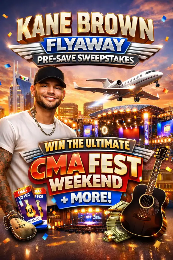 Sony Music Kane Brown Flyaway Pre-Save Sweepstakes – Win The Ultimate CMA Fest Weekend