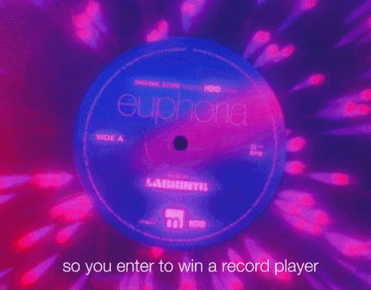 Sony Music Labrinth Giveaway - Win a Record Player + Euphoria Soundtracks on Vinyl