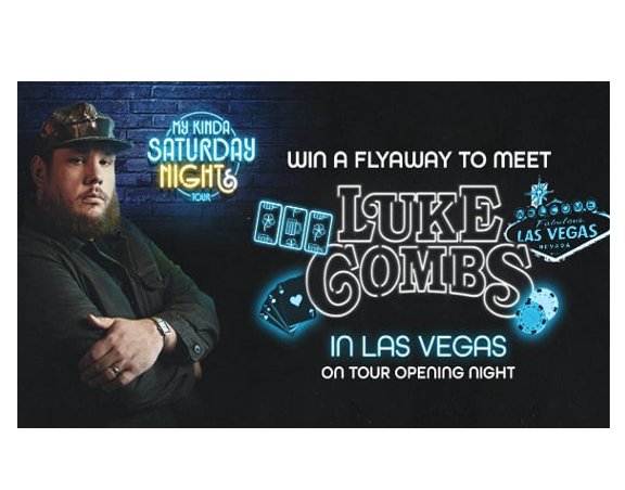 Sony Music Luke Combs Vegas Flyaway Sweepstakes – Win a Trip to Vegas for a Luke Combs Concert