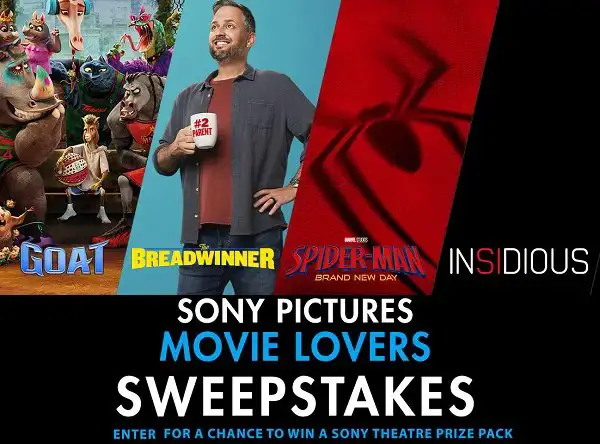 Sony Pictures 2026 Movie Lovers Sweepstakes – Win The Ultimate Sony Home Theater Prize Pack