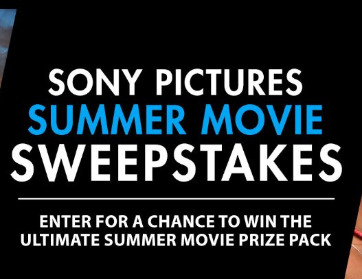Sony Pictures Summer Movie Sweepstakes - Win A 65-Inch TV, PS5, Home Theater System, Blu-Ray Player & Movies