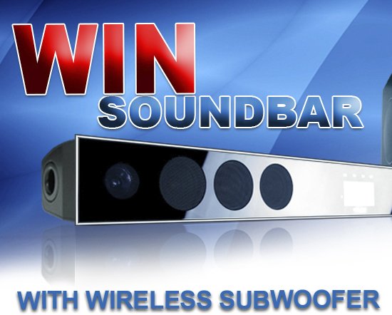 Soundar For TV With Subwoofer Giveaway