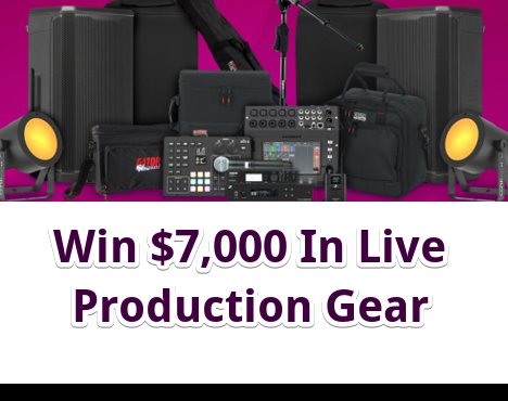 SoundPro Live Production Month Sweepstakes - Win $7,000 In Live Production Gear