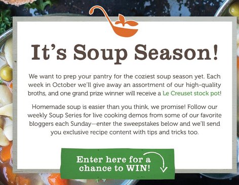 Soup Series Sweepstakes