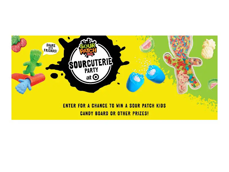 Sour Patch Kids Candy-Cuterie Sweepstakes - Win $500, Candy-Cuterie Board & More