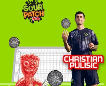 Sour Patch Kids Sweepstakes - Win a Signed Christian Pulisic Jersey (25 Winners)