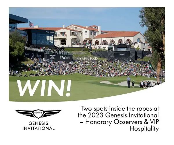 Southern California PGA's 2023 Genesis Invitational VIP Experience Giveaway