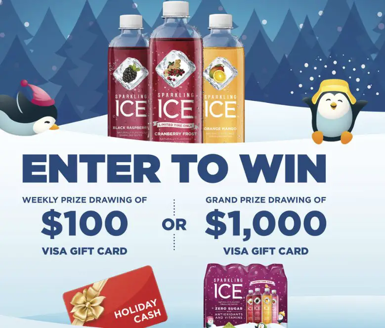 Sparkling Ice Holiday Cash