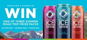 Sparkling Ice Road Trip Sweepstakes - Win a Mountain Bike, Go Pro and Outdoor Gears!