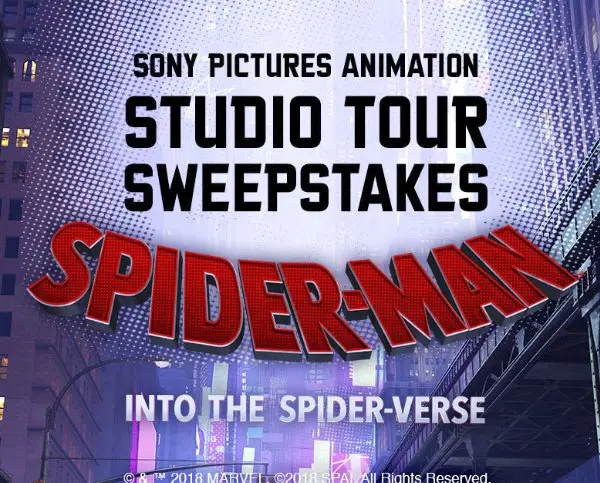 Spider Man Into the SpiderVerse Sweepstakes