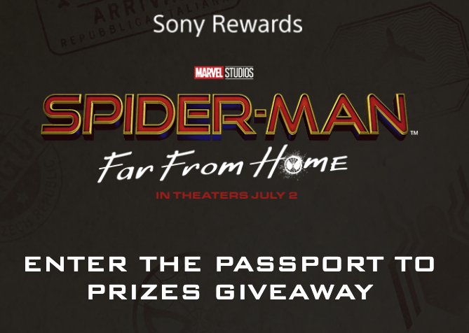 SpiderMan Passport to Prizes Giveaway