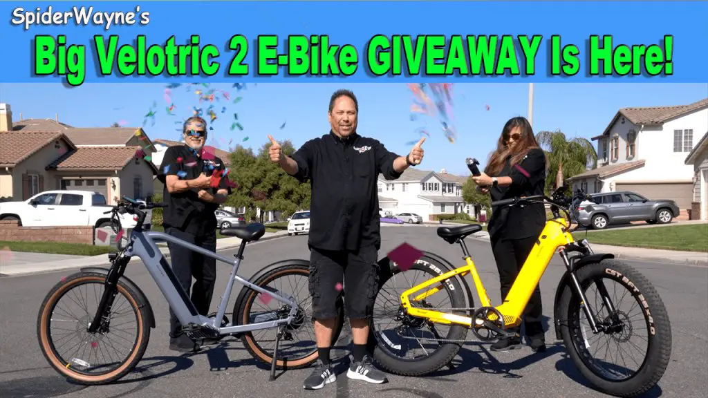SpiderWayne's My Big Velotric 2 Electric Bike Giveaway - Win 1 Of 2 E-Bikes