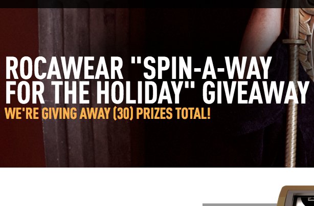 Spin-A-Way for the Holiday Sweepstakes