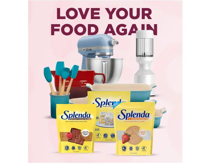 Splenda Love Your Food Again Sweepstakes - Win Baking Appliances & More