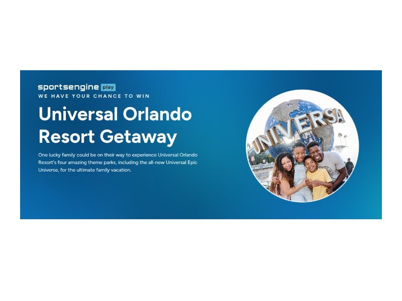SportsEngine Play Universal Orlando Resort Sweepstakes - Win A Trip For 4 To Universal Orlando Resort