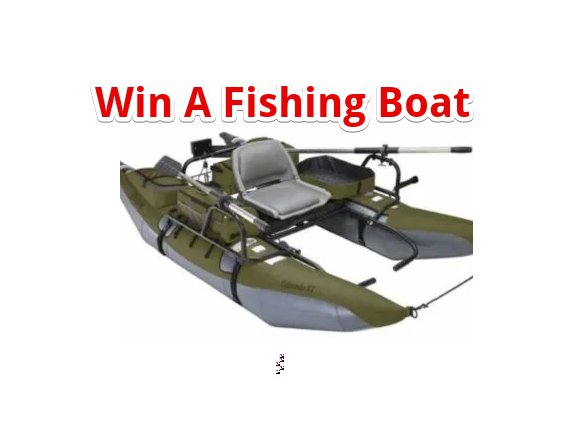 Sportsman's Gear Up Pontoon Boat Giveaway  - Win A Fishing Boat