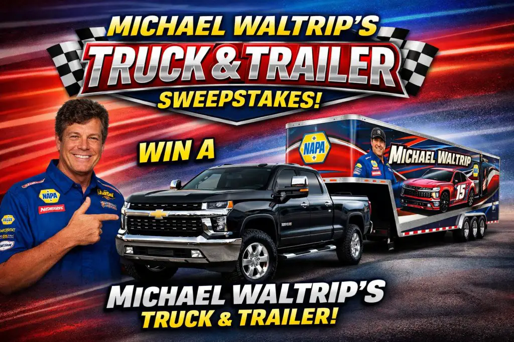 Sppedway Motorsports Echo Park Michael Waltrip’s Truck & Trailer Sweepstakes