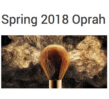 Spring 2018 Beauty OWards Sweepstakes