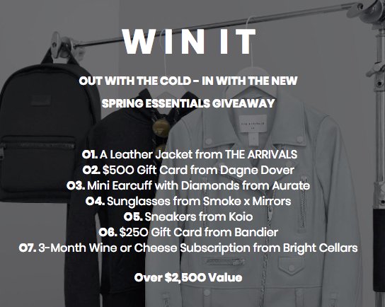 Spring Essentials Giveaway