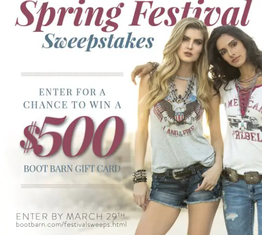 Spring Festival Sweepstakes