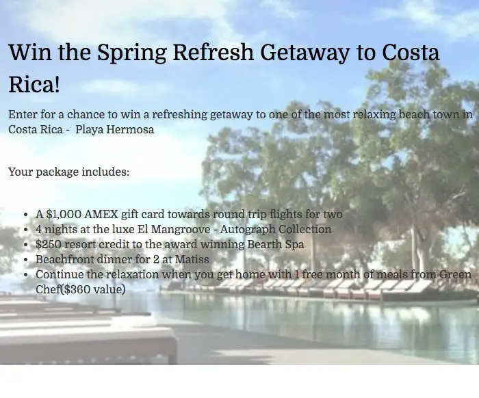 Spring Refresh Getaway