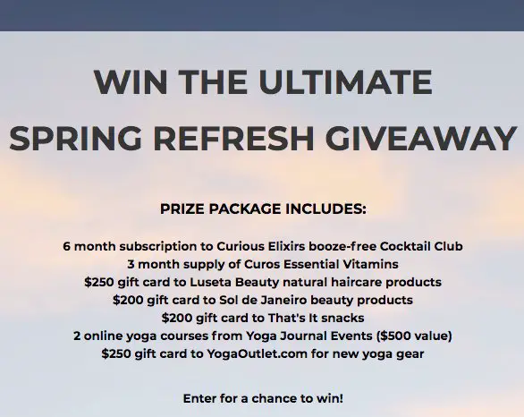Spring Refresh Sweepstakes