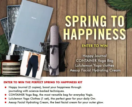 Spring to Happiness Giveaway