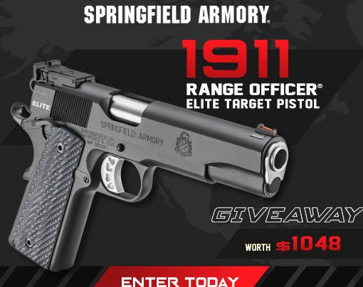 Springfield Armory 1911 Pistol Giveaway
